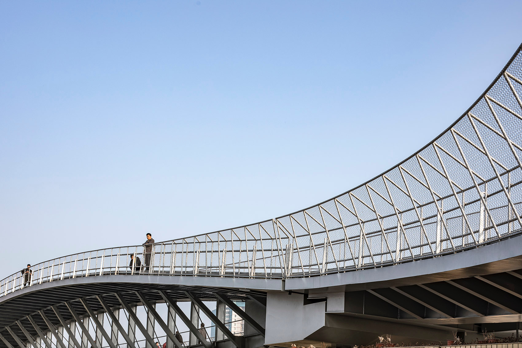 上海人行步道 不锈钢防护网(图2)